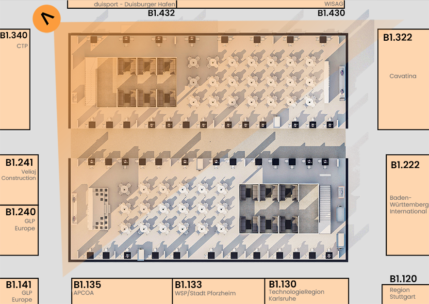 Key Plan Booth A View 4